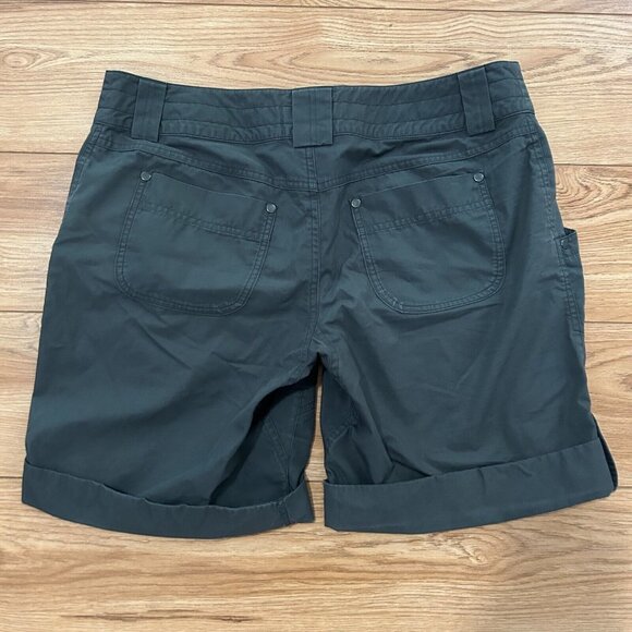 ➡ ARC'TERYX Parapet Hiking Shorts Women's 10 Gray Roll Up Cargo Lightweight - Picture 3 of 3